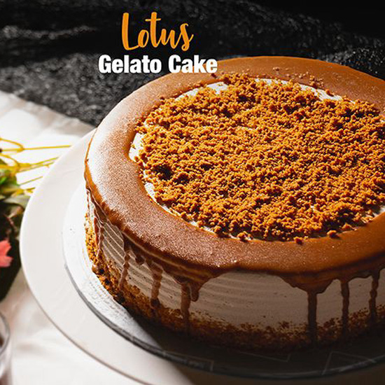 Lotus Gelato Cake from Jalal Sons