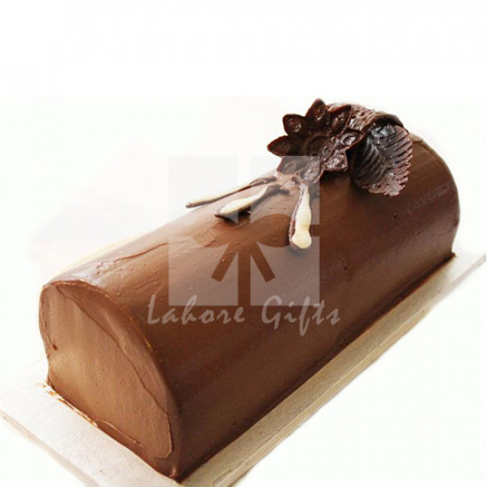 2Lbs Chocolate Mousse Log Cake from Kitchen Cuisine
