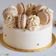 1.5lbs Sweet Vanilla Cake from Masoom Bakers