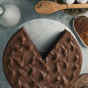 2.5lbs Chocolate Malt Cake from Masoom Bakers