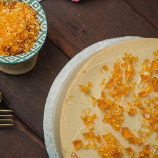 2.5lbs Vanilla Crunch Cake from Masoom Bakers 2.5lbs Vanilla Crunch Cake from Masoom Bakers