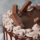 2.5lbs Kit Kat Chocolate Cake from Masoom Bakers