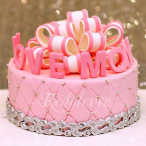 4lbs Pink Love Mom Cake from Redolence Bake Studio 4lbs Pink Love Mom Cake from Redolence Bake Studio