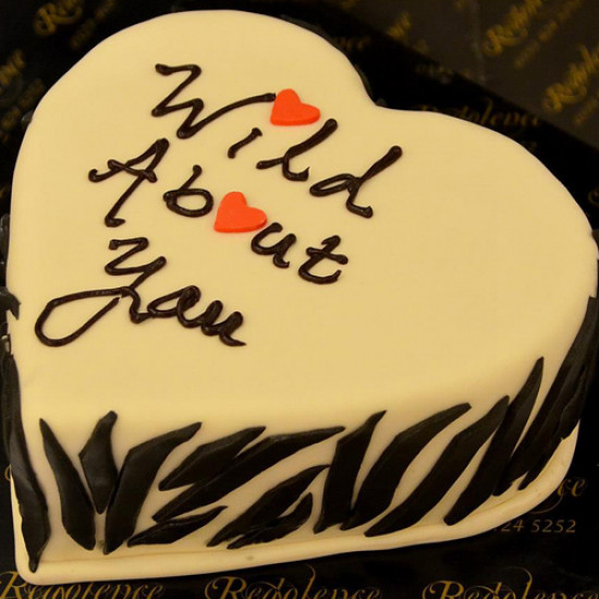 3lbs Wild About You Heart Cake from Redolence Bake Studio