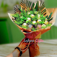 16 Pieces Ferrero Rouchers Chocolates Bouquet