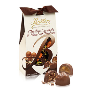 170gm Butlers Caramel and Pralines Chocolates 170gm Butlers Caramel and Pralines Chocolates