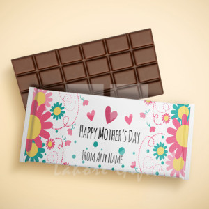 Happy Mothers Day Personalised Chocolate Bar