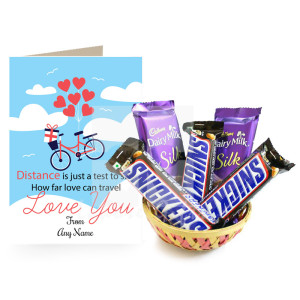 Lovable Chocolates Basket Lovable Chocolates Basket