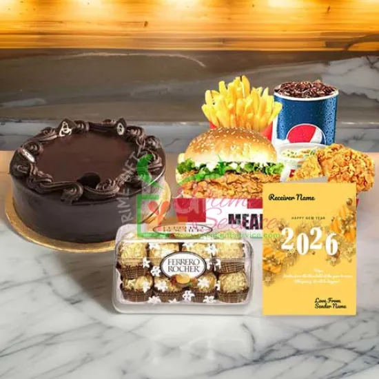 New Year Feast & Chocolate Celebration Combo