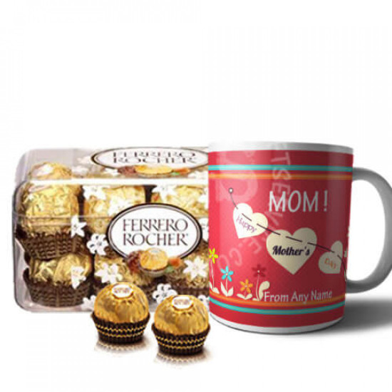 Ferrero & Personalized Mug Mother’s Day Gift Ferrero & Personalized Mug Mother’s Day Gift