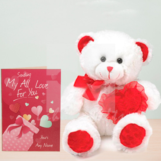 Love Card with Bear to Lahore