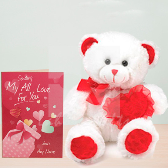 Love Card with Bear to Lahore Love Card with Bear to Lahore
