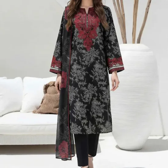 3 Piece Lawn Suit- Embroidered (Unstitched) 3 Piece Lawn Suit- Embroidered (Unstitched)