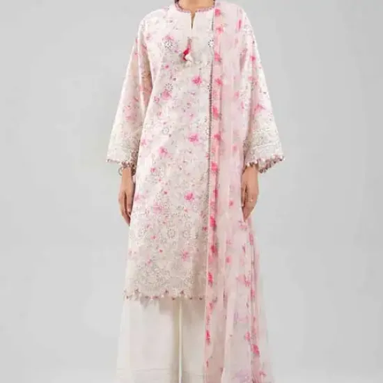 3 Piece Multi Color - Digital Printed Embroidered Sui 3 Piece Multi Color - Digital Printed Embroidered Sui