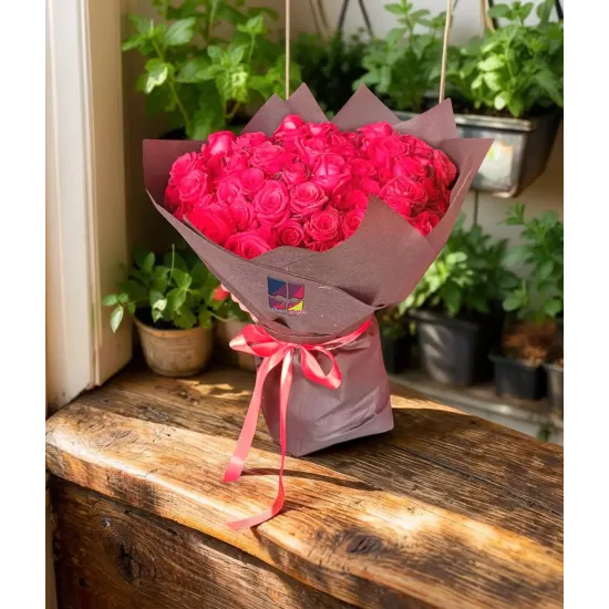 150 Red Roses - Bloomed Love Bouquet