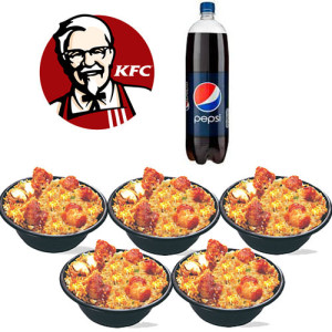 KFC Rice n Spice for 5 Persons KFC Rice n Spice for 5 Persons