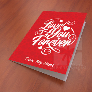 Love You Forever Red Card Love You Forever Red Card