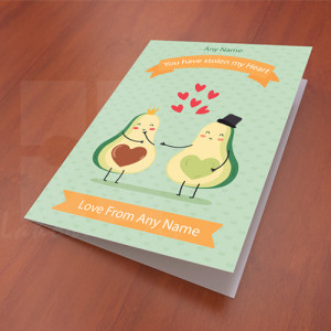 Stolen Heart Personalised Card Stolen Heart Personalised Card