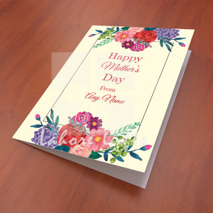 Vintage Floral Card for Mothers Day