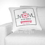 Best Mom In The World - Personalised Cushion