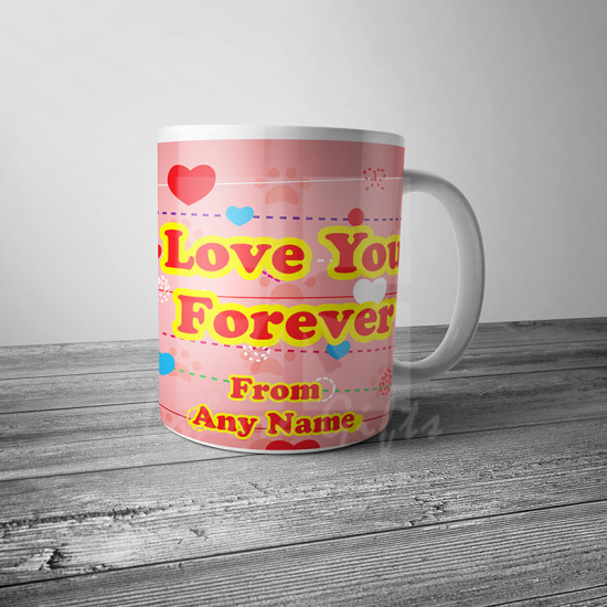 Personalised Love You Forever Mug Personalised Love You Forever Mug