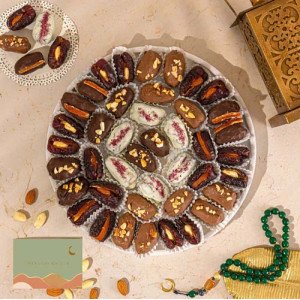 Marble Platter with Dates